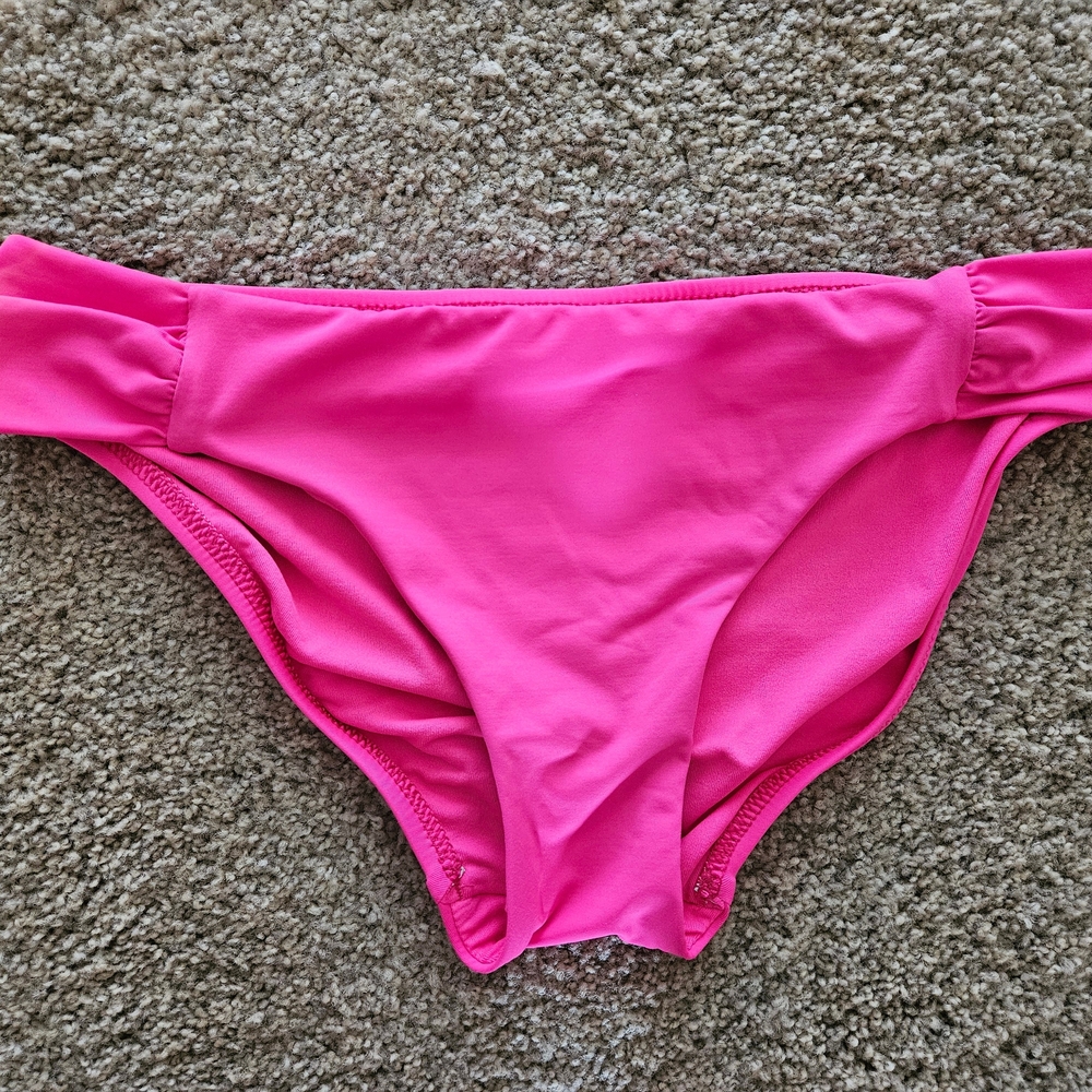 NWOTs Trina Turk Bright Pink Bikini Bottoms - Low Rise Hipster